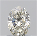 Diamante Natural 0.51 quilates, Ovalado , Color J, claridad VVS2 y certificado GIA