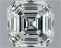 Natural Diamond 2.01 Carats, Asscher with  Cut, J Color, VS2 Clarity and Certified by GIA