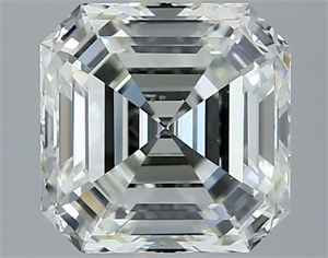 Picture of Natural Diamond 2.01 Carats, Asscher with  Cut, J Color, VS2 Clarity and Certified by GIA