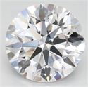 Lab Grown Diamond 3.39 Carats, Round with Ideal Cut, D Color, VVS1 Clarity and Certified by IGI