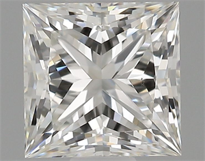 Picture of Natural Diamond 0.64 Carats, Princess with  Cut, G Color, VS2 Clarity and Certified by GIA
