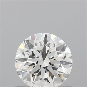 Picture of Natural Diamond 0.46 Carats, Round with Excellent Cut, G Color, VVS2 Clarity and Certified by IGI