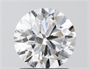 Lab Grown Diamond 1.50 Carats, Round with Ideal Cut, D Color, VVS2 Clarity and Certified by IGI