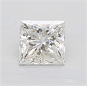 Natural Diamond 0.81 Carats, Princess with  Cut, G Color, I1 Clarity and Certified by GIA