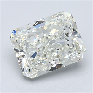 Picture of Natural Diamond 3.01 Carats, Radiant with  Cut, J Color, SI1 Clarity and Certified by GIA