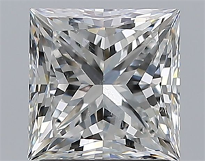 Picture of Natural Diamond 1.91 Carats, Princess with  Cut, G Color, SI2 Clarity and Certified by GIA
