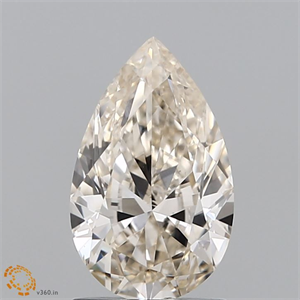 Picture of Natural Diamond 1.50 Carats, Pear with  Cut, L Color, SI1 Clarity and Certified by GIA