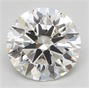 Natural Diamond 0.70 Carats, Round with Excellent Cut, J Color, VS2 Clarity and Certified by GIA