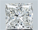 Natural Diamond 1.42 Carats, Princess with  Cut, H Color, VS1 Clarity and Certified by GIA