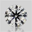 Natural Diamond 0.71 Carats, Round with Very Good Cut, H Color, VVS2 Clarity and Certified by GIA
