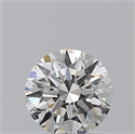 Natural Diamond 0.70 Carats, Round with Excellent Cut, G Color, SI2 Clarity and Certified by GIA
