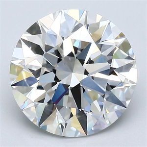 Picture of Natural Diamond 4.01 Carats, Round with Excellent Cut, H Color, VS1 Clarity and Certified by GIA