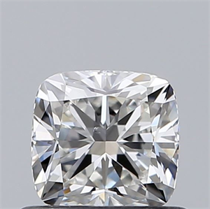 Foto Diamante Natural 0.56 quilates, Del cojín , Color F, claridad VS2 y certificado GIA de