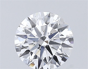 Picture of Natural Diamond 0.42 Carats, Round with Excellent Cut, D Color, SI2 Clarity and Certified by GIA
