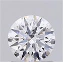 Lab Grown Diamond 0.77 Carats, Round with Ideal Cut, D Color, VS1 Clarity and Certified by IGI