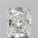 Natural Diamond 2.01 Carats, Radiant with  Cut, F Color, SI1 Clarity and Certified by GIA