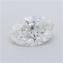 Natural Diamond 0.50 Carats, Oval with  Cut, G Color, VS1 Clarity and Certified by GIA