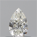 Natural Diamond 0.40 Carats, Pear with  Cut, I Color, VVS2 Clarity and Certified by GIA