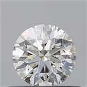 Natural Diamond 0.45 Carats, Round with Excellent Cut, G Color, VVS2 Clarity and Certified by GIA