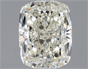 Natural Diamond 1.59 Carats, Cushion with  Cut, K Color, VS2 Clarity and Certified by GIA