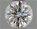 Natural Diamond 0.43 Carats, Round with Very Good Cut, I Color, VVS2 Clarity and Certified by GIA