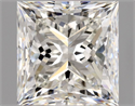 Natural Diamond 2.50 Carats, Princess with  Cut, I Color, VVS2 Clarity and Certified by GIA
