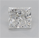 Natural Diamond 3.01 Carats, Princess with  Cut, F Color, SI2 Clarity and Certified by GIA