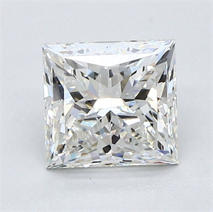 Picture of Natural Diamond 1.50 Carats, Princess with  Cut, H Color, VVS2 Clarity and Certified by GIA