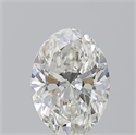 Natural Diamond 2.01 Carats, Oval with  Cut, H Color, IF Clarity and Certified by GIA