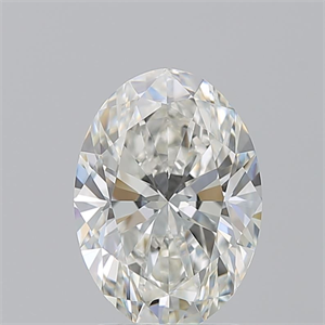 Picture of Natural Diamond 2.01 Carats, Oval with  Cut, H Color, IF Clarity and Certified by GIA