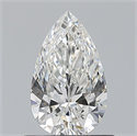 Diamante Natural 0.70 quilates, De pera , Color G, claridad VS2 y certificado GIA