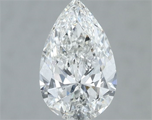 Picture of Natural Diamond 0.70 Carats, Pear with  Cut, H Color, VS2 Clarity and Certified by GIA