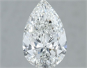 Natural Diamond 0.70 Carats, Pear with  Cut, H Color, VS2 Clarity and Certified by GIA