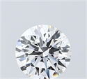 Lab Grown Diamond 1.05 Carats, Round with Ideal Cut, D Color, VVS2 Clarity and Certified by IGI