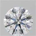 Natural Diamond 4.50 Carats, Round with Excellent Cut, I Color, SI2 Clarity and Certified by GIA
