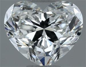 Picture of Natural Diamond 0.70 Carats, Heart with  Cut, H Color, VS1 Clarity and Certified by GIA