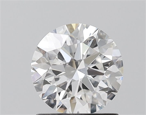 Picture of Lab Grown Diamond 1.12 Carats, Round with Ideal Cut, D Color, VVS2 Clarity and Certified by IGI