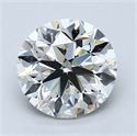 Diamante Natural 2.01 quilates, Redondo , Color J, claridad VS2 y certificado GIA