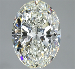 Picture of Natural Diamond 2.70 Carats, Oval with  Cut, J Color, VVS2 Clarity and Certified by GIA