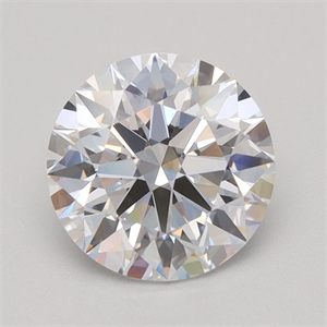Picture of Lab Grown Diamond 1.06 Carats, Round with Ideal Cut, D Color, VVS2 Clarity and Certified by IGI