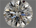 Natural Diamond 0.90 Carats, Round with Excellent Cut, I Color, VS1 Clarity and Certified by GIA