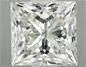 Natural Diamond 0.80 Carats, Princess with  Cut, L Color, IF Clarity and Certified by GIA