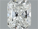 Natural Diamond 0.50 Carats, Radiant with  Cut, F Color, VS2 Clarity and Certified by GIA