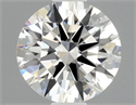 Natural Diamond 0.50 Carats, Round with Excellent Cut, H Color, VS1 Clarity and Certified by GIA