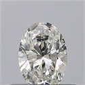 Natural Diamond 0.28 Carats, Oval with  Cut, G Color, VVS1 Clarity and Certified by GIA