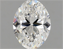 Natural Diamond 0.90 Carats, Oval with  Cut, E Color, SI1 Clarity and Certified by GIA