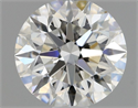 Natural Diamond 0.76 Carats, Round with Excellent Cut, G Color, VVS2 Clarity and Certified by GIA