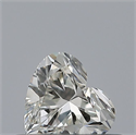Natural Diamond 0.31 Carats, Heart with  Cut, H Color, IF Clarity and Certified by GIA
