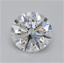Natural Diamond 0.40 Carats, Round with Excellent Cut, G Color, VVS2 Clarity and Certified by GIA