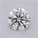 Lab Grown Diamond 1.02 Carats, Round with Ideal Cut, F Color, VVS2 Clarity and Certified by IGI